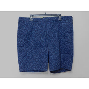 Dockers Blue Smartseries Flex Floral Shorts - Size 40